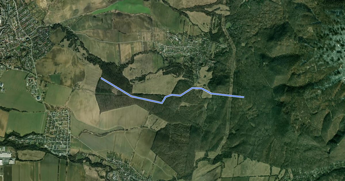 Маршрут Stavenec FAST LINE на спутниковом снимке