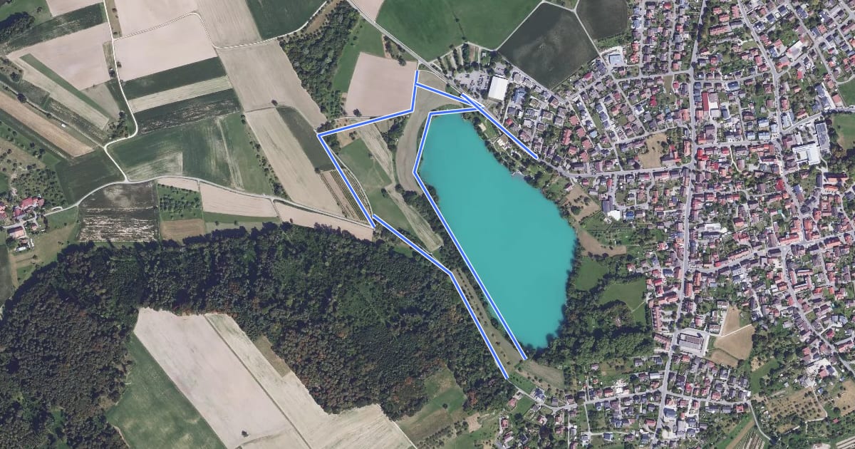 Маршрут Steißlingen - Seerundgang на спутниковом снимке