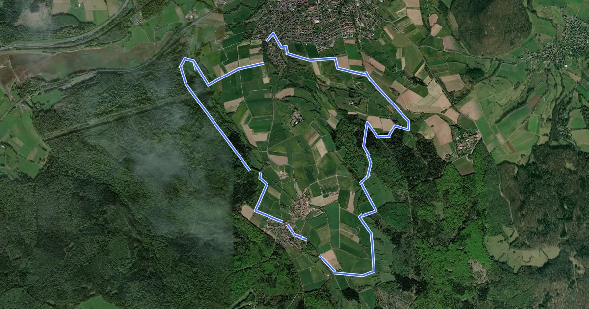 Маршрут Steinauer Hochgefühl ( Spessartfährten ) на спутниковом снимке