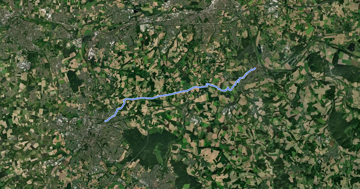 Маршрут Steineggeweg на спутниковом снимке