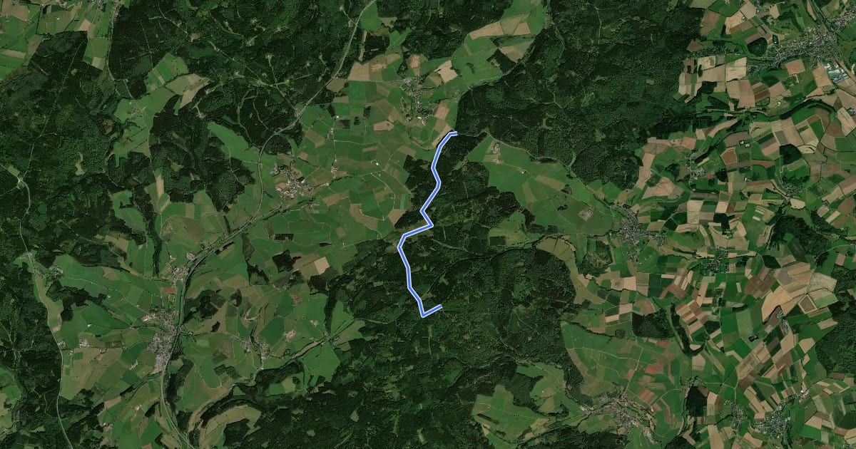 Маршрут Stelleln 1 на спутниковом снимке