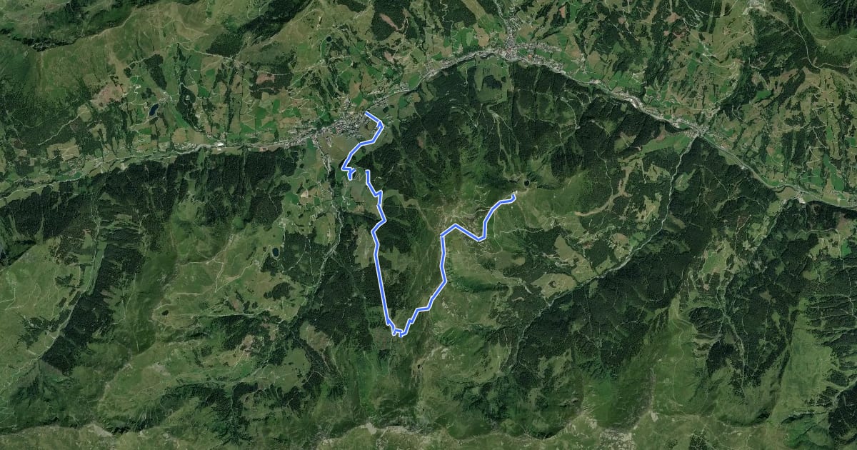Маршрут Stemmerkogel на спутниковом снимке