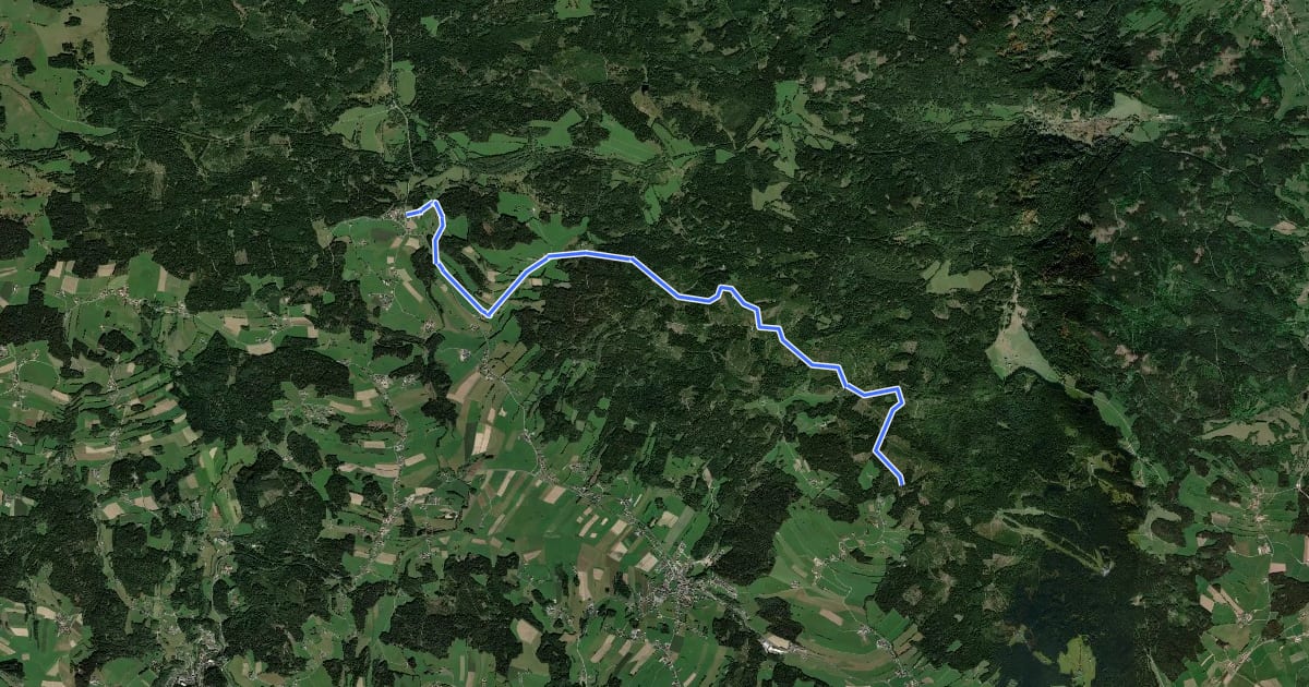 Маршрут Sterngartl-Nord - Guglwald Verbindungsweg на спутниковом снимке