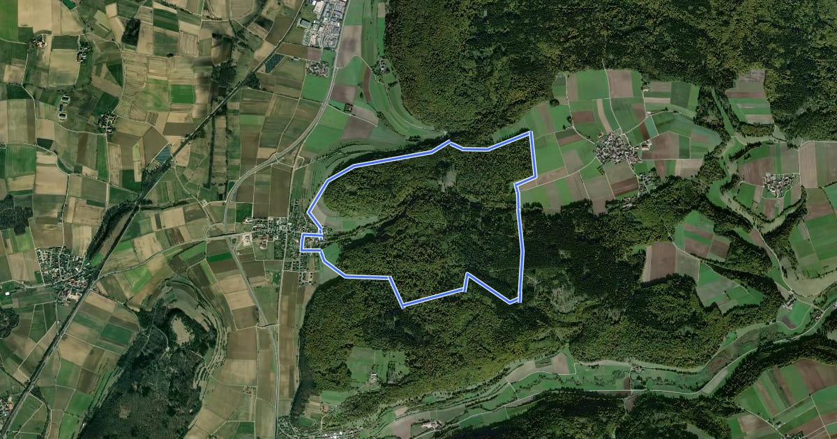 Маршрут Sternschanzweg на спутниковом снимке
