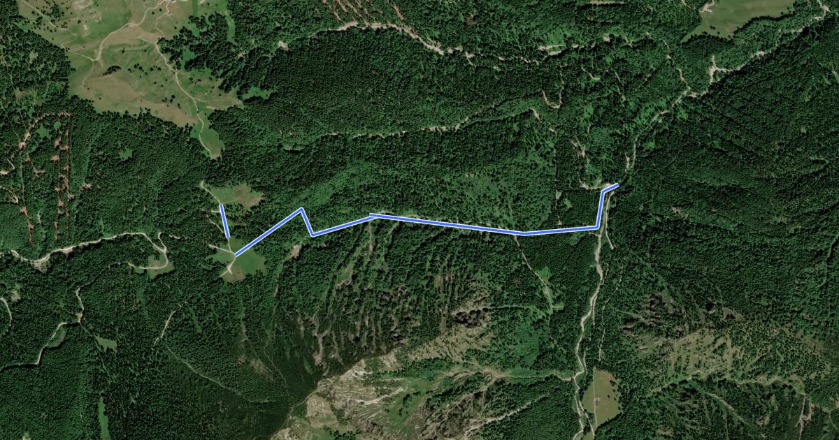 Маршрут Stinkergraben-Trail на спутниковом снимке