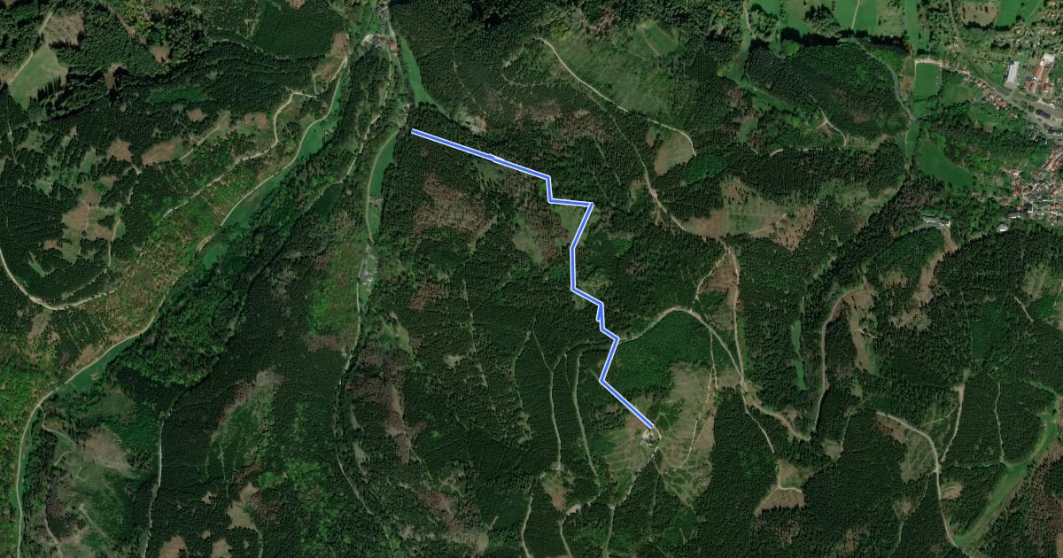 Маршрут Stone Valley на спутниковом снимке