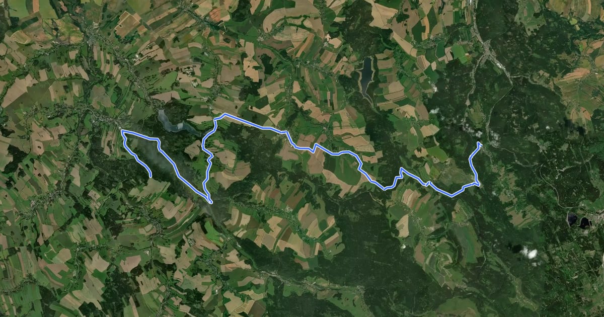 Маршрут Stoneman Miriquidi Road C: Bärenfels – Blockhausen на спутниковом снимке