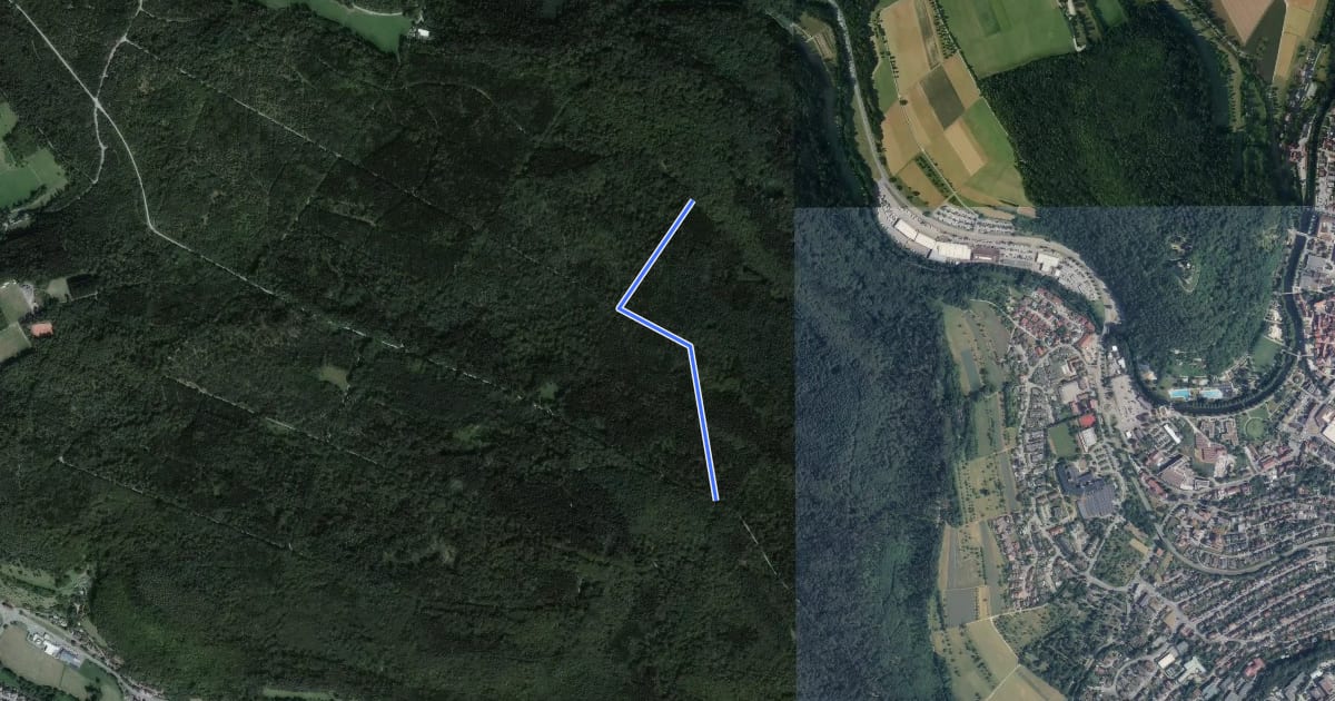 Маршрут Stottele Hütte - Alte Poststraße на спутниковом снимке