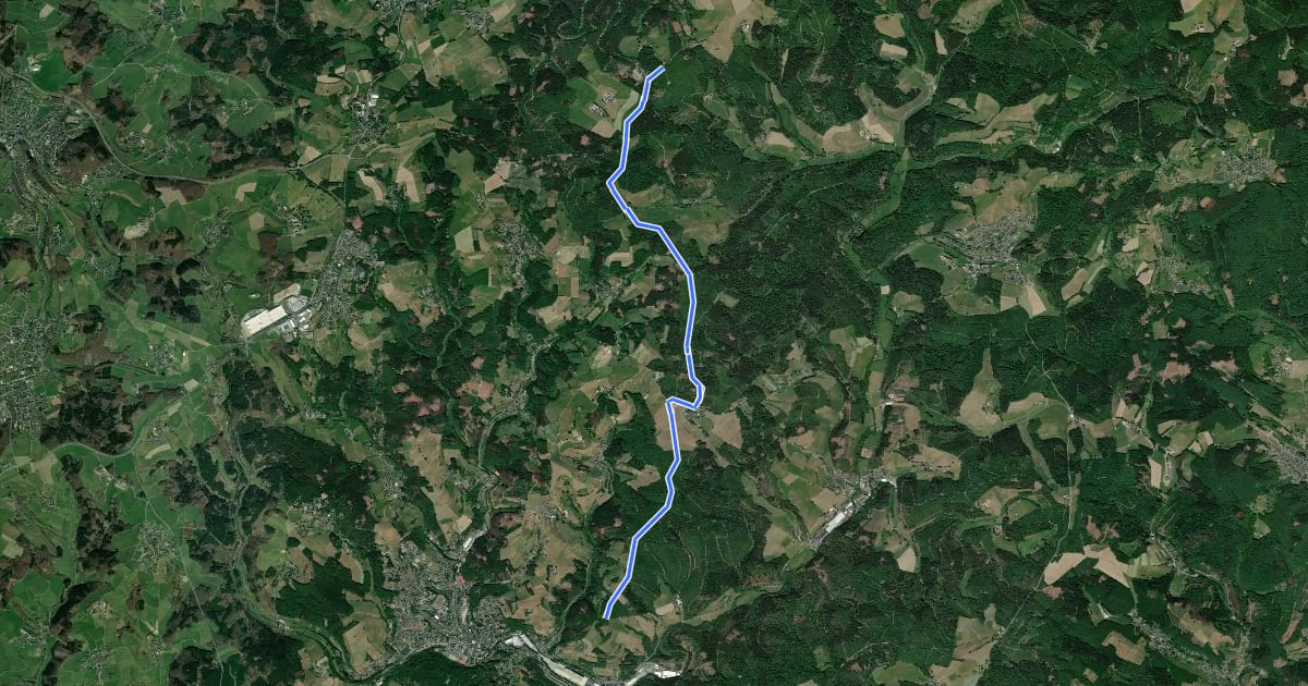 Маршрут Straße der Arbeit [Altenkirchen] на спутниковом снимке
