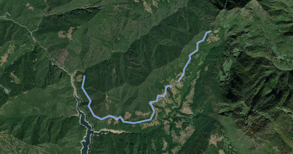 Маршрут Strada della Traplina e di Paolone на спутниковом снимке