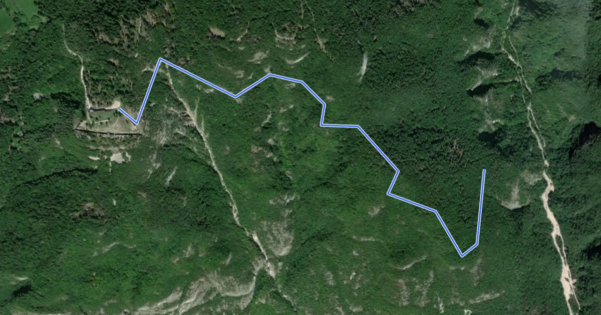 Маршрут Strada nuova, sentiero di Fondo Grande, sentiero delle Scalette на спутниковом снимке