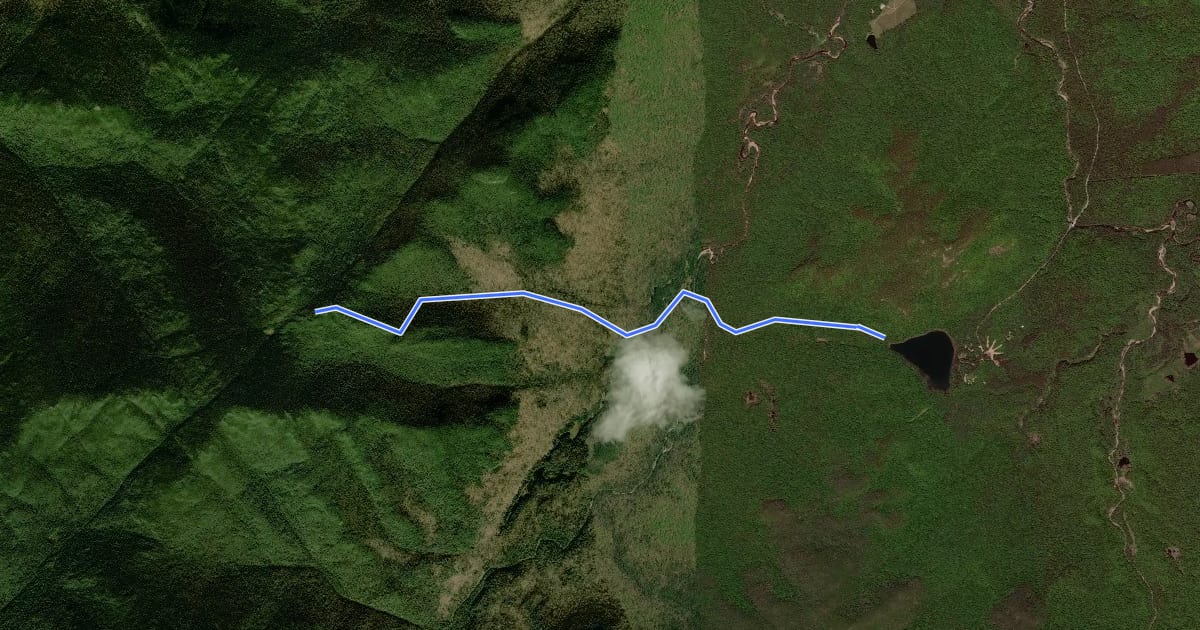 Маршрут Street and Nye Trail на спутниковом снимке
