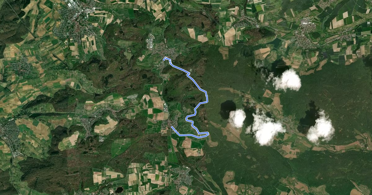 Маршрут Stromberg-Route 1 Walk & Wein Krauchgau-Stromberg на спутниковом снимке