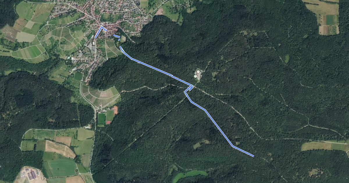 Маршрут Stromberg-Route 2 Walk & Wein Krauchgau-Stromberg на спутниковом снимке