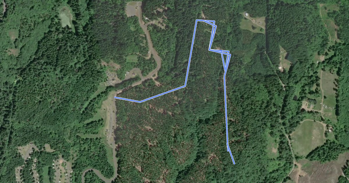 Маршрут Stub Stewart XC Area на спутниковом снимке
