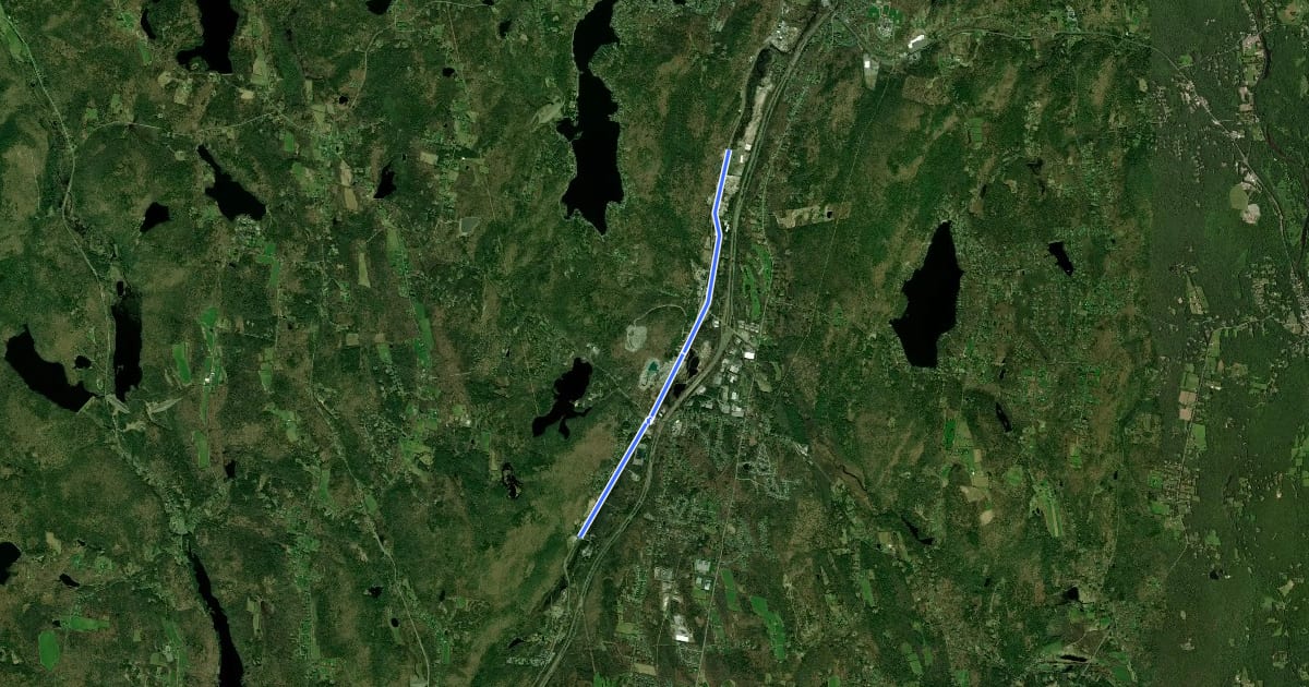Маршрут Sue Grossman Still River Greenway на спутниковом снимке