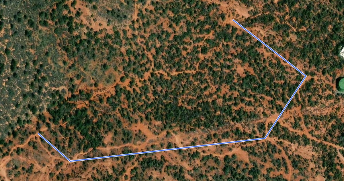Маршрут Sugar Loaf Loop #184 на спутниковом снимке