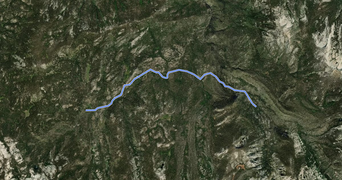 Маршрут Sugarloaf Valley Trail на спутниковом снимке
