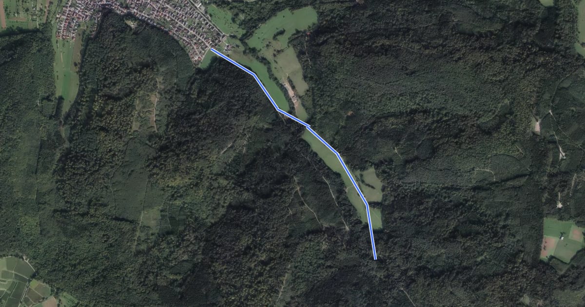 Маршрут Sulz Waldstraße - Untere Rennweghütte на спутниковом снимке