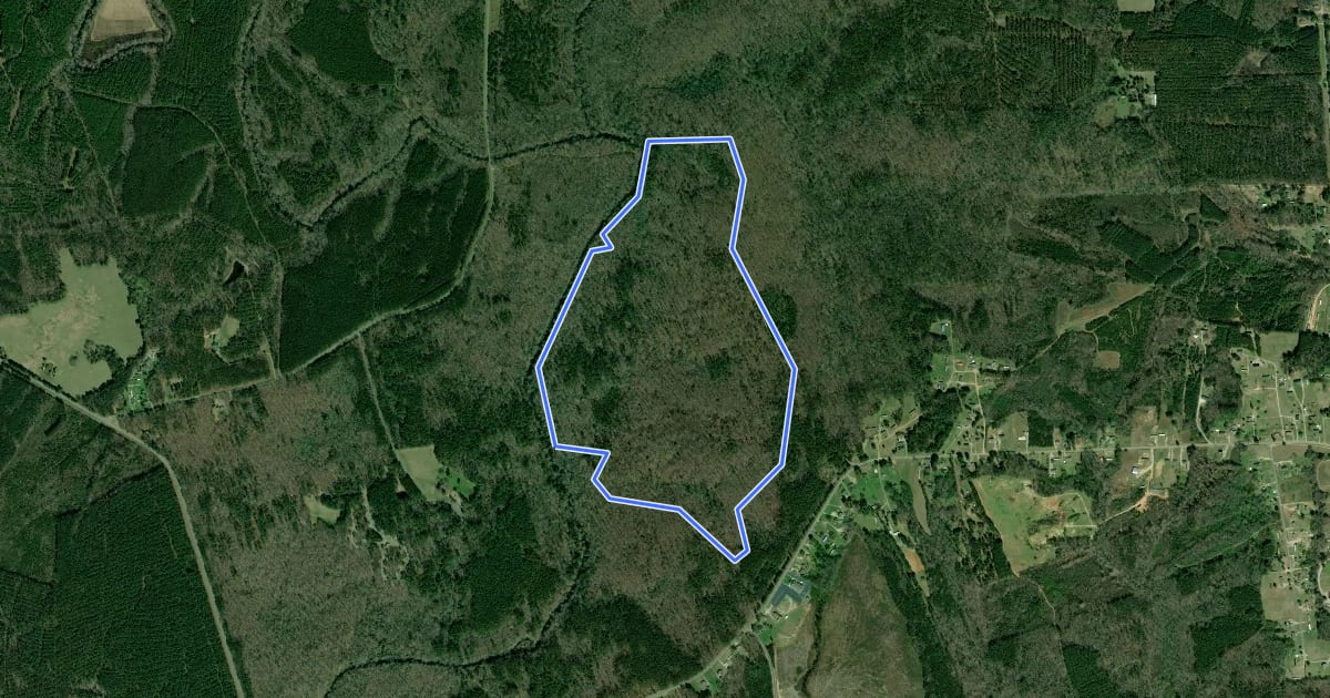 Маршрут Summit Loop Trail на спутниковом снимке
