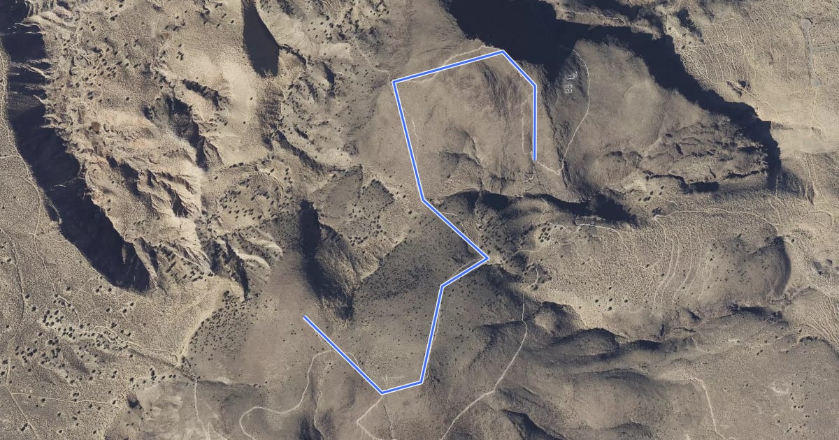 Маршрут Summit Trail на спутниковом снимке