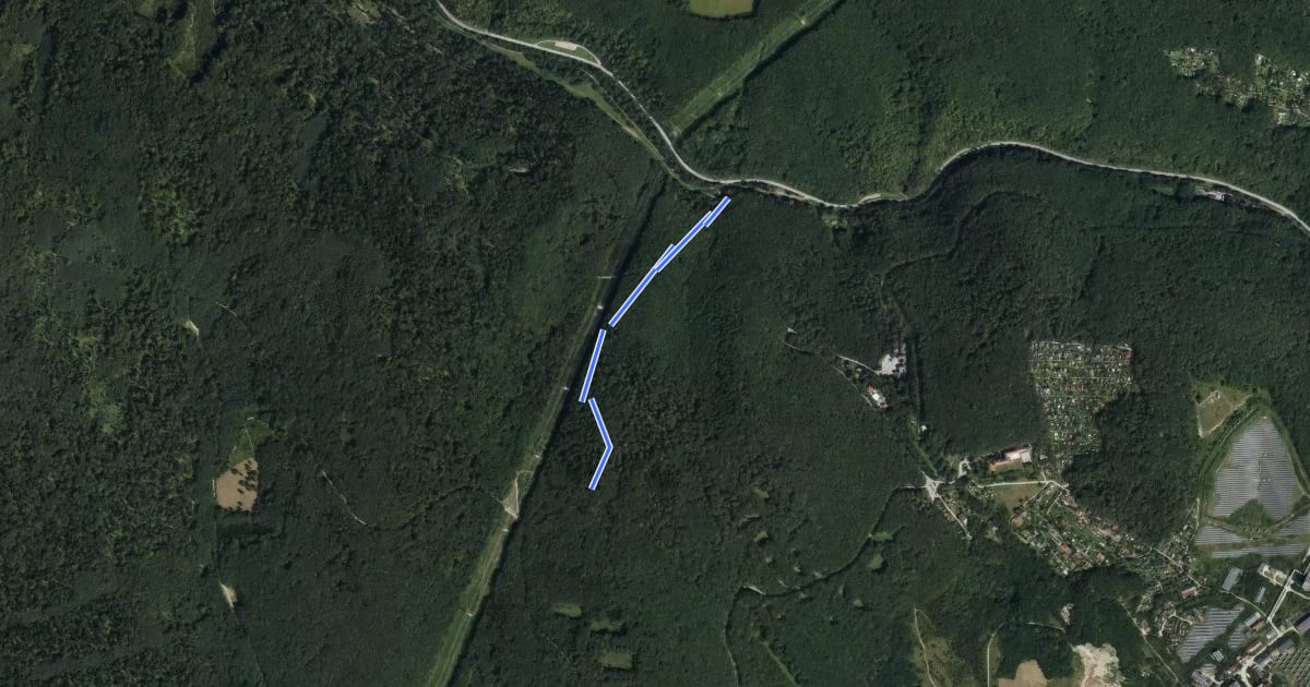 Маршрут SuRAWy на спутниковом снимке