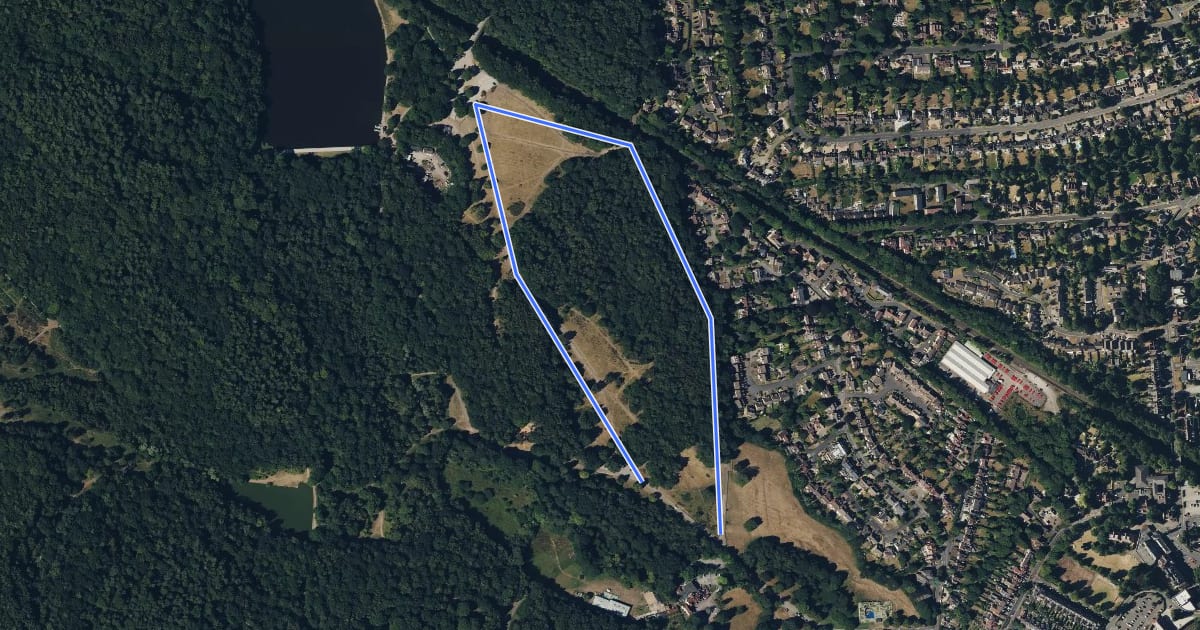 Маршрут Sutton Park Archeology Walk 5: Blackroot Bistro на спутниковом снимке
