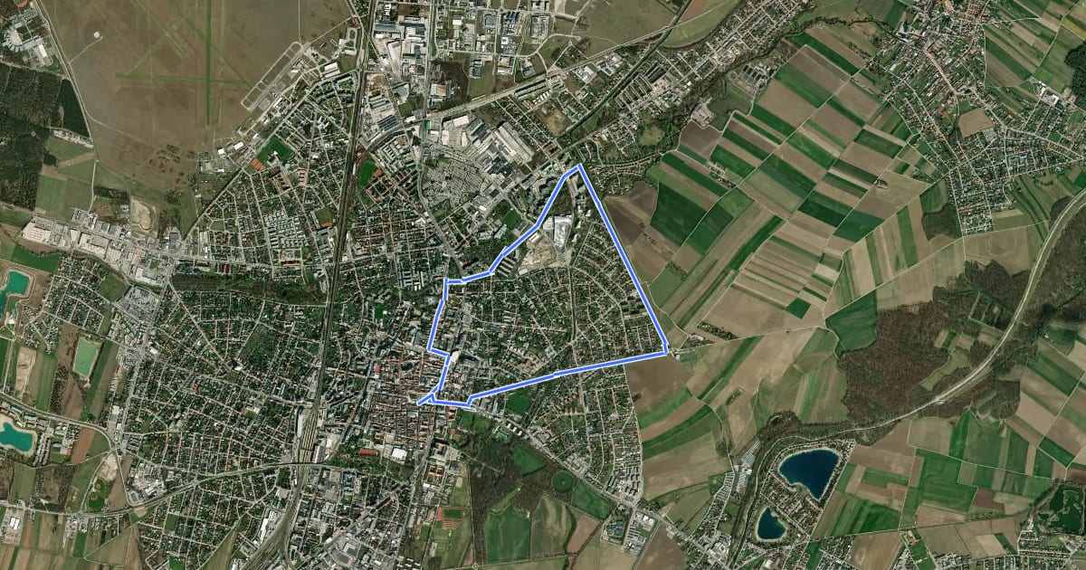 Маршрут Suunto Runde (WN2) на спутниковом снимке