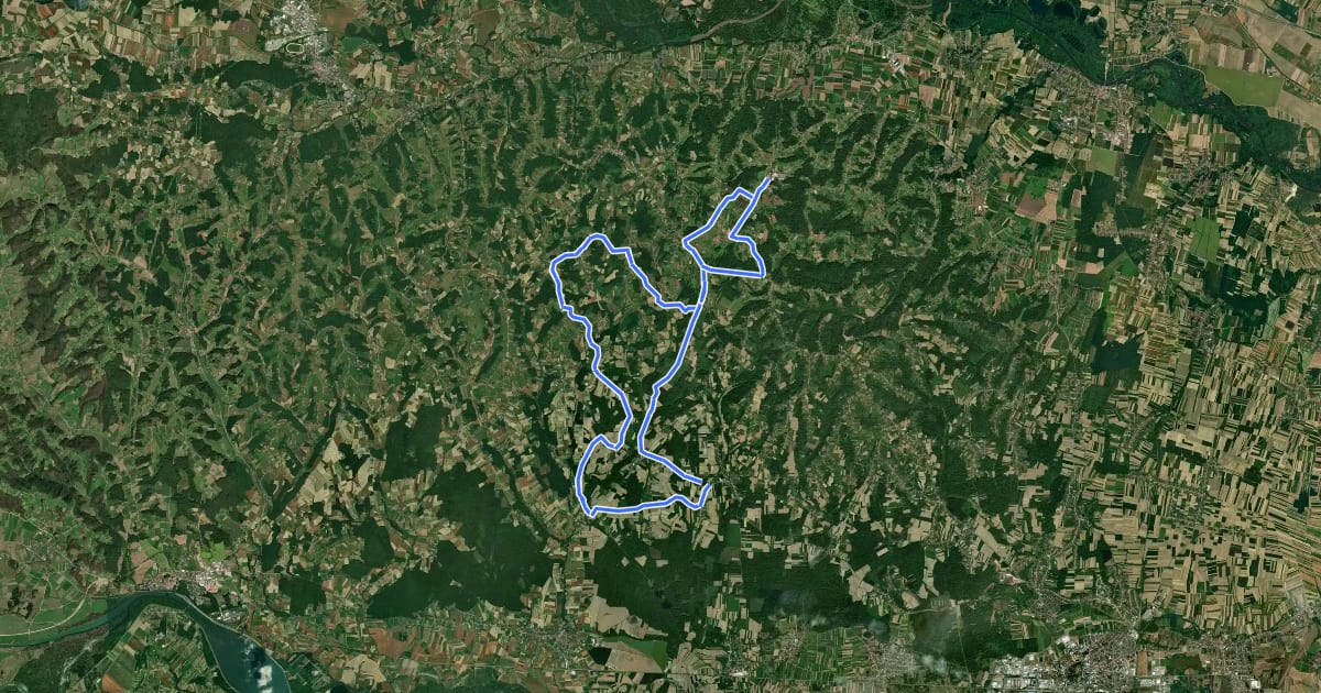 Маршрут Sv. Martin na Muri - Ruta 1 на спутниковом снимке