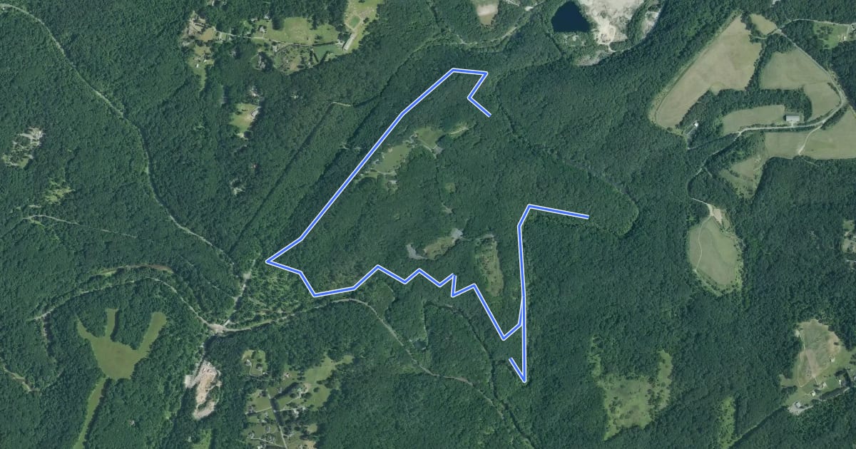 Маршрут Switchback Trail Loop на спутниковом снимке
