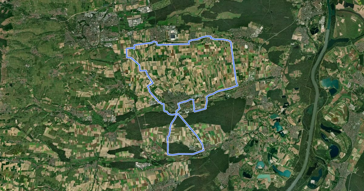 Маршрут Tabaktour на спутниковом снимке