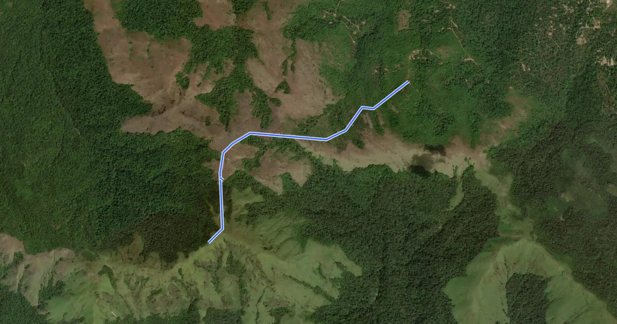 Маршрут Tadiandmol Peak на спутниковом снимке