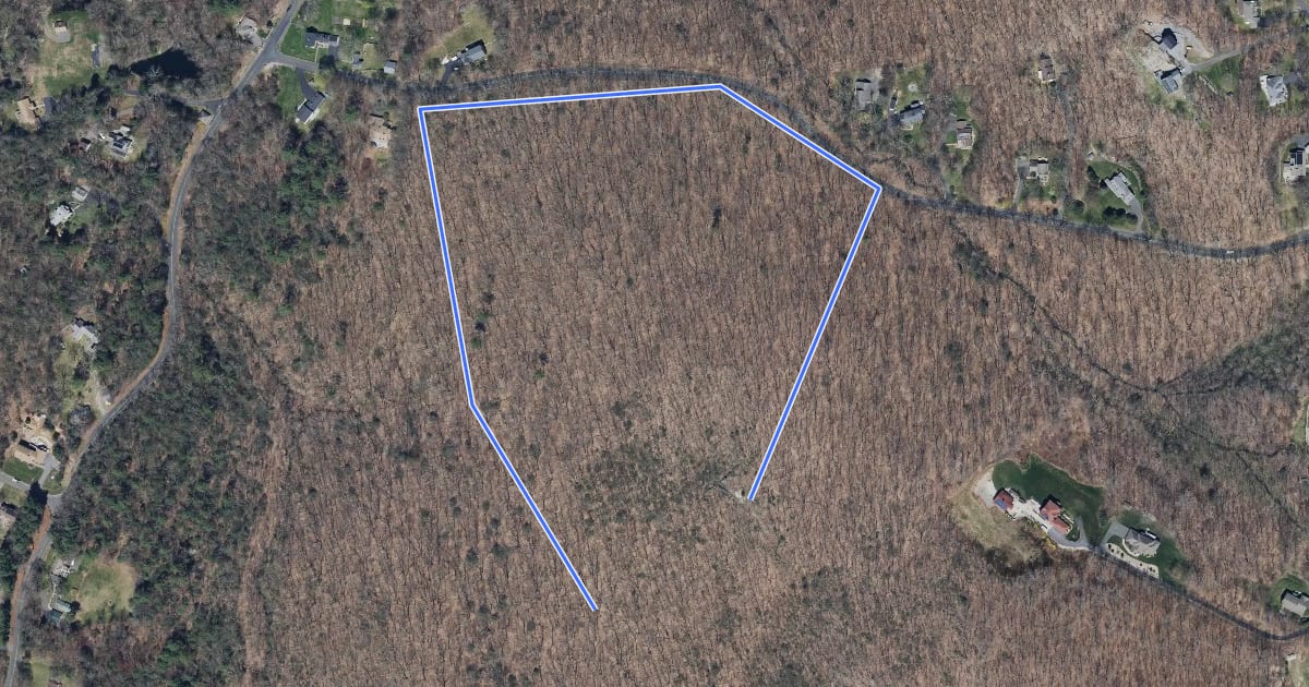 Маршрут Taine Mountain Road Blue Trail на спутниковом снимке