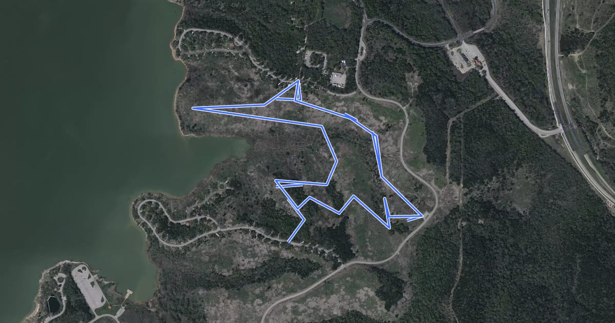 Маршрут Talala Trail на спутниковом снимке