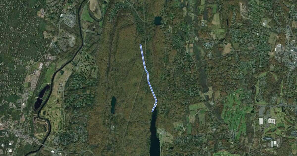 Маршрут Talcott Mt Bypass Trail на спутниковом снимке