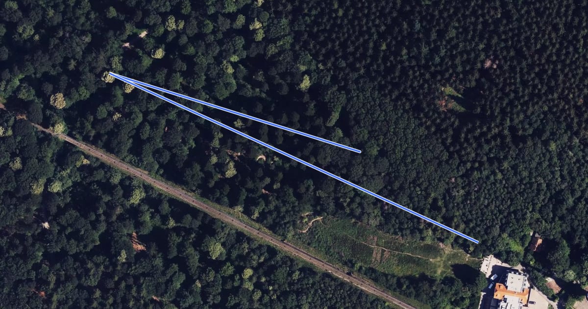 Маршрут Tannenzäpfle Trail на спутниковом снимке