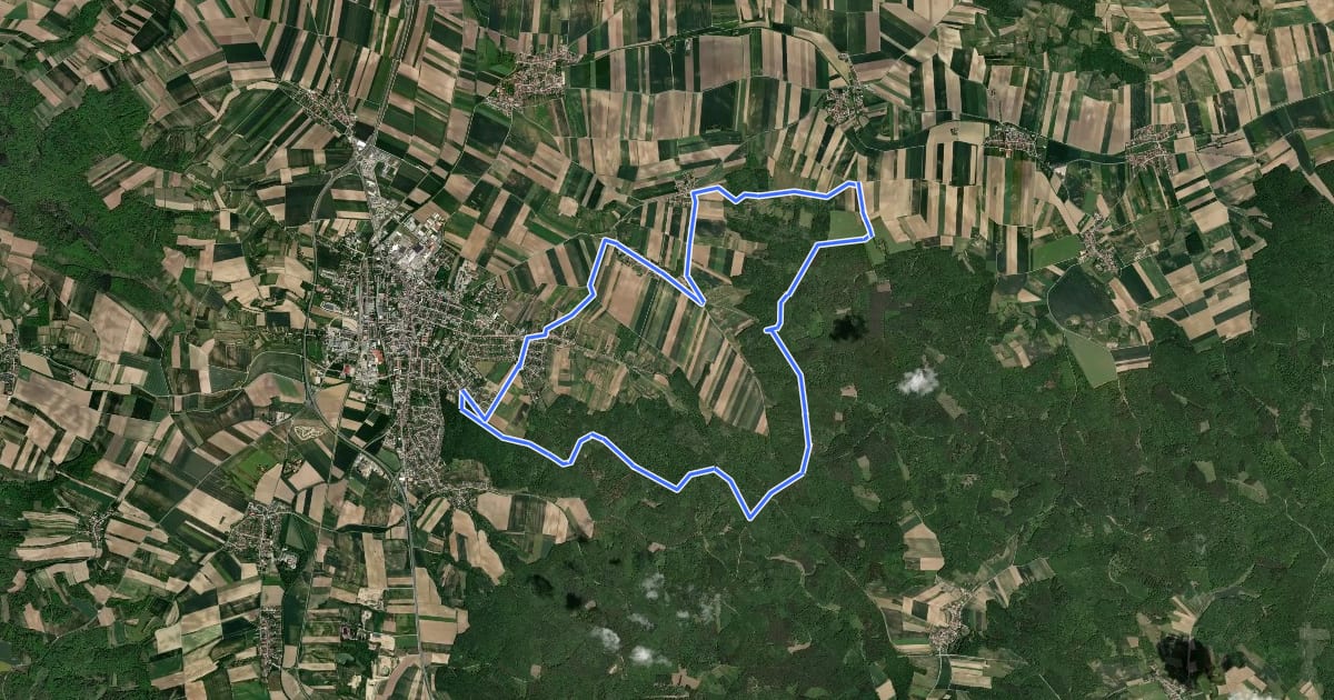Маршрут Taubenkogelweg на спутниковом снимке