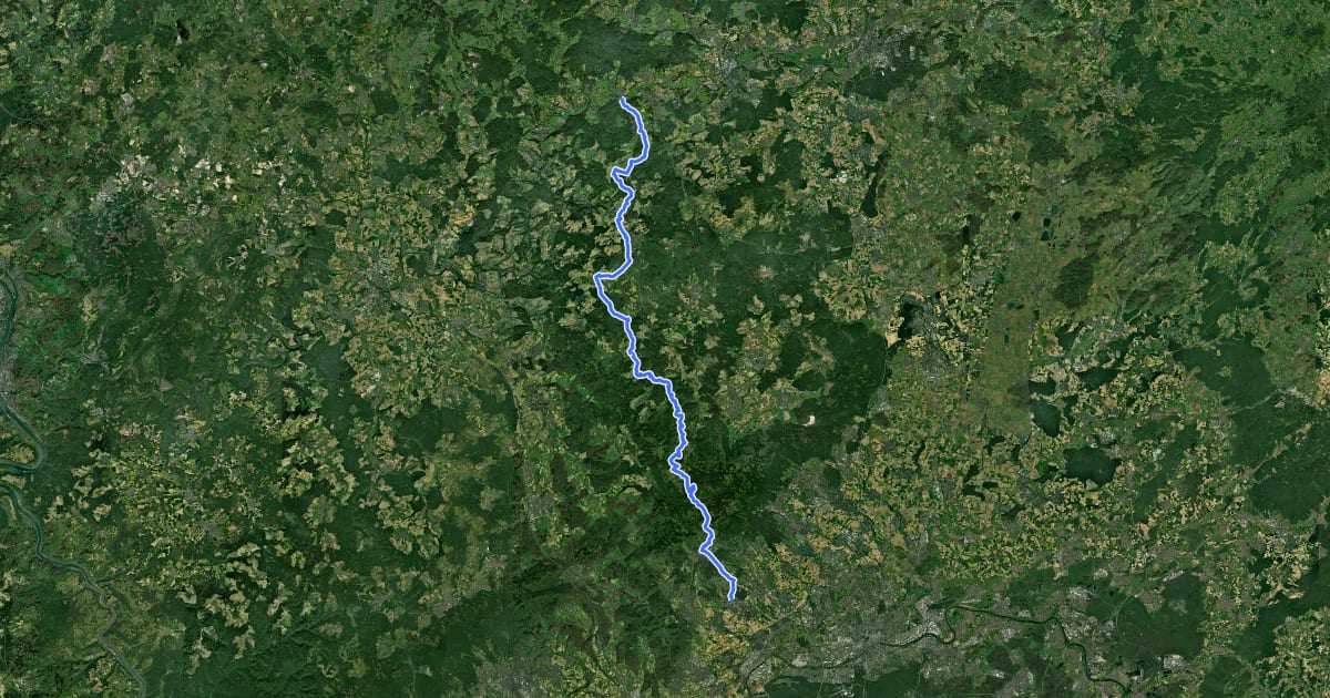 Маршрут Taunusklub Route 007 на спутниковом снимке