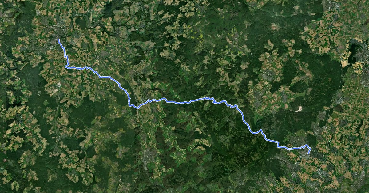 Маршрут Taunusklub Route 010 на спутниковом снимке
