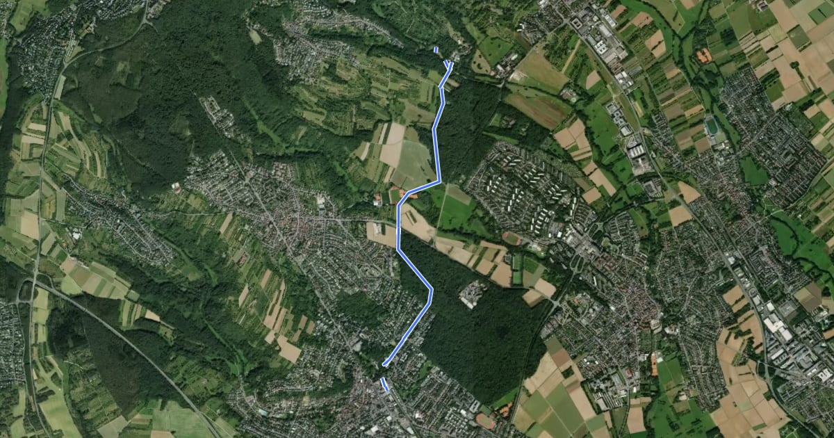 Маршрут Taunusklub Route 035 на спутниковом снимке