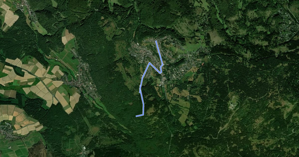 Маршрут Taunusklub Route 042 на спутниковом снимке