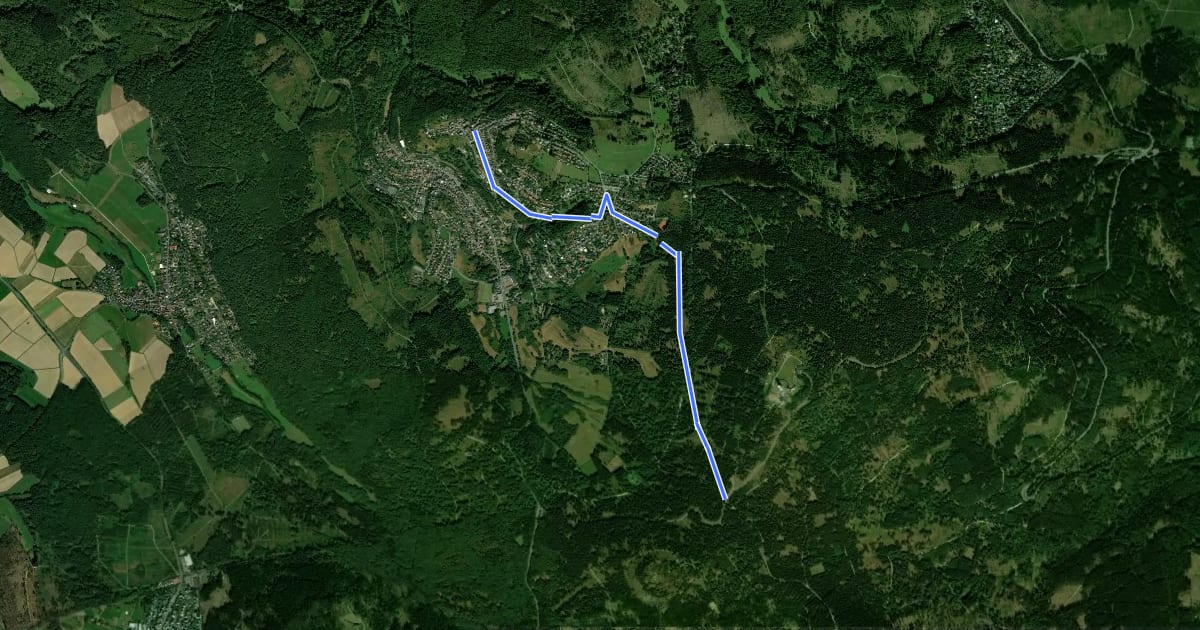 Маршрут Taunusklub Route 043 на спутниковом снимке