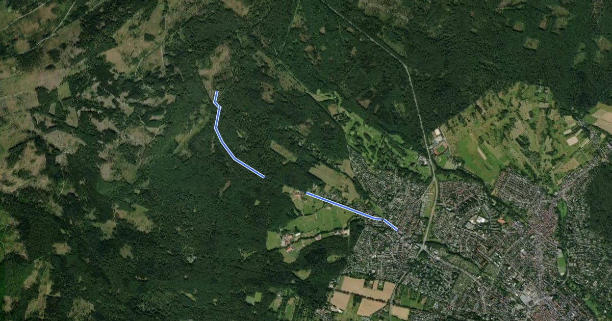 Маршрут Taunusklub Route 051 на спутниковом снимке