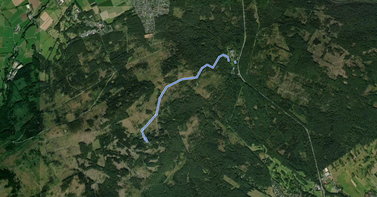 Маршрут Taunusklub Route 055 на спутниковом снимке