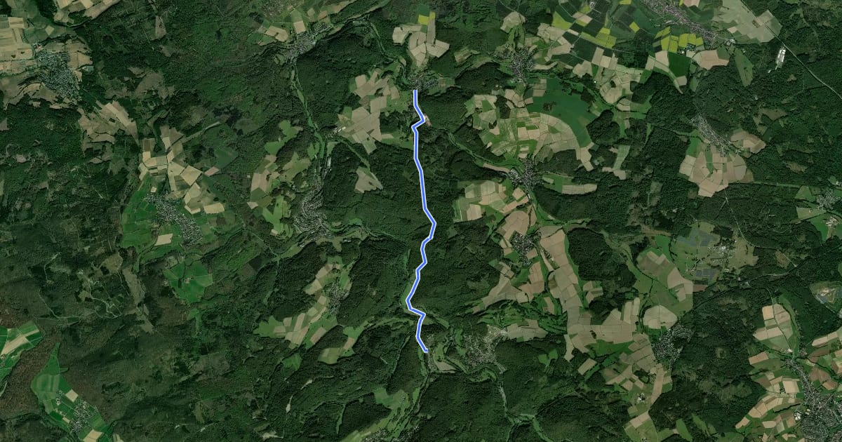 Маршрут Taunusklub Route 060 на спутниковом снимке