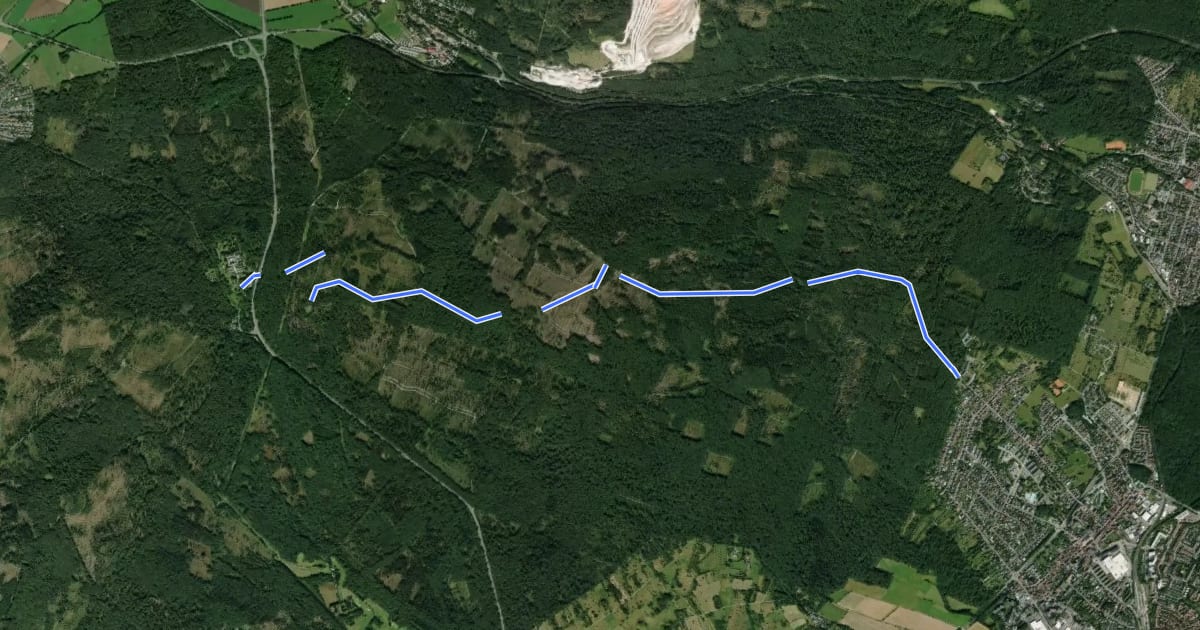 Маршрут Taunusklub Route 063 на спутниковом снимке