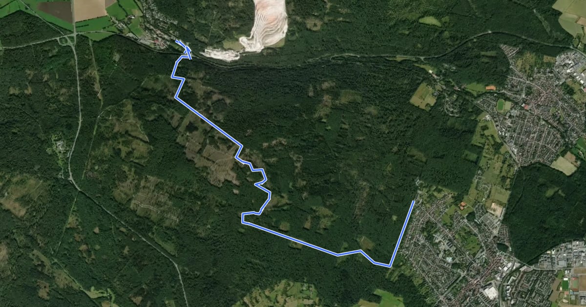 Маршрут Taunusklub Route 064 на спутниковом снимке