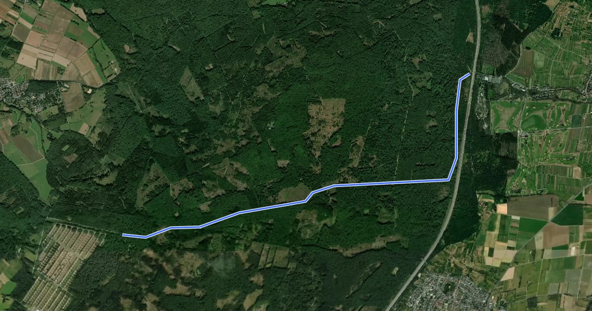 Маршрут Taunusklub Route 070 на спутниковом снимке