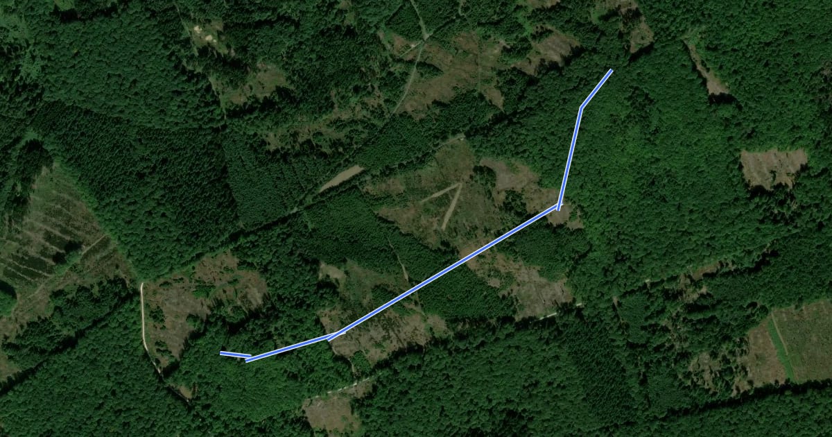 Маршрут Taunusklub Route 071A Kuhkopfweg на спутниковом снимке