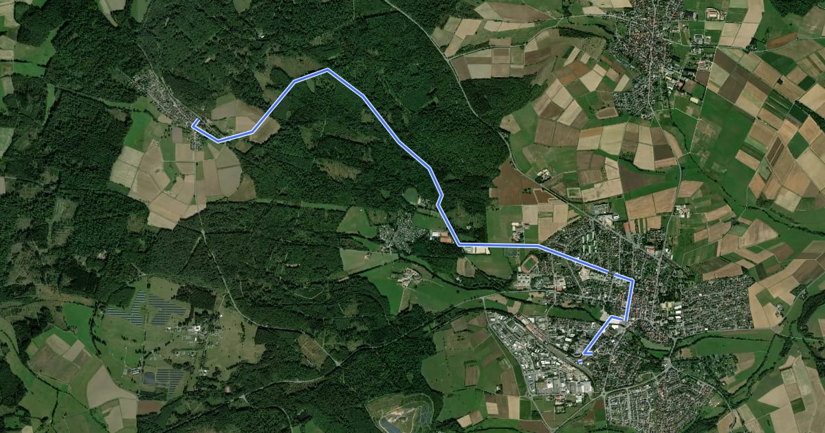 Маршрут Taunusklub Route 076 на спутниковом снимке